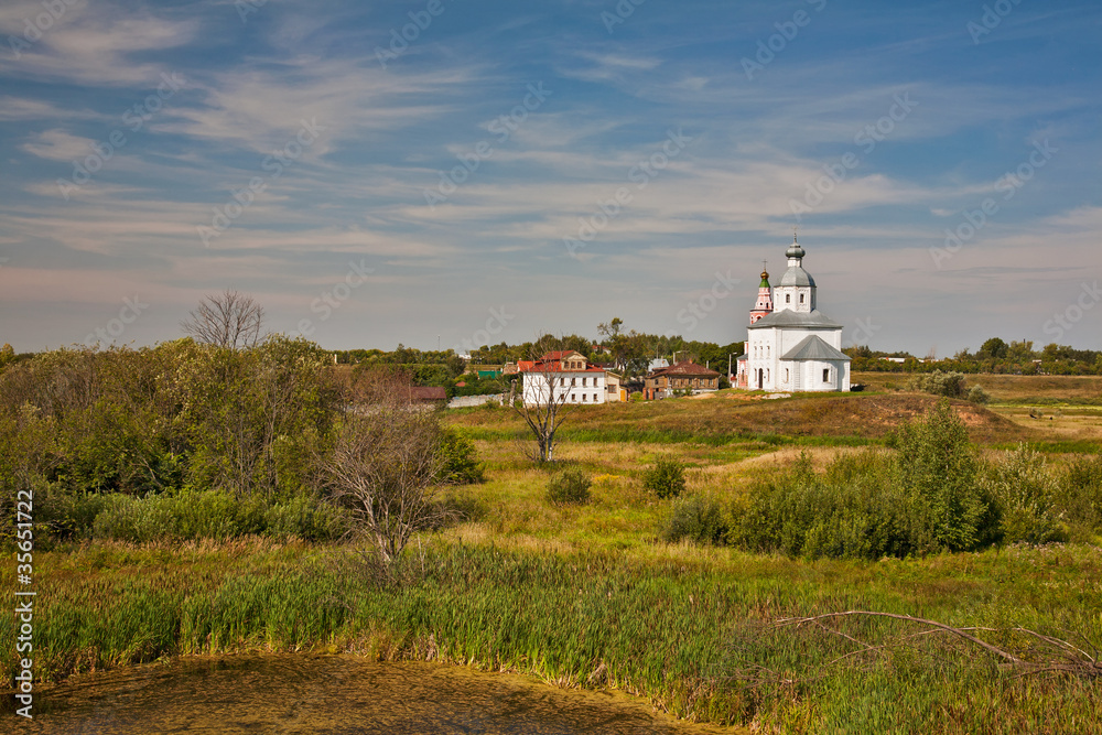 Ilinsky church at Suzdal in summer. Russia