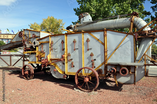 Fotografia threshing machine