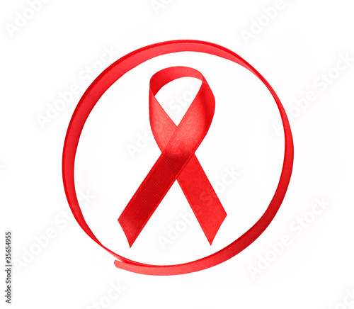aids hiv awareness ribbon