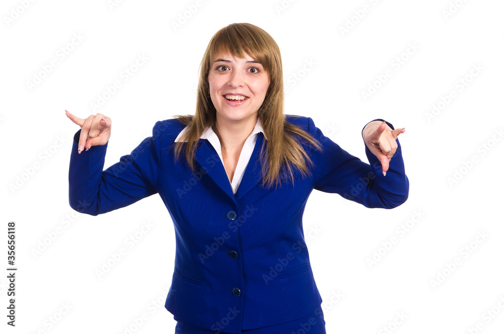 girl in blue suit girl in blue suit