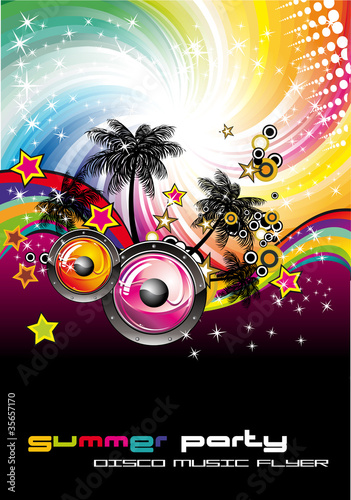 Colorful Discoteque Flyer