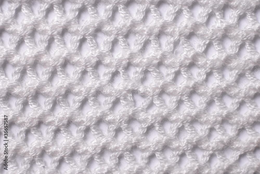 white woolen grid of texture white woolen grid of texture