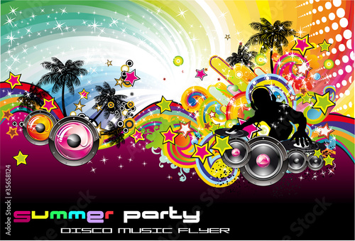 Colorful Discoteque Flyer