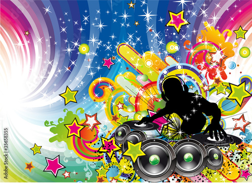 Colorful Discoteque Flyer