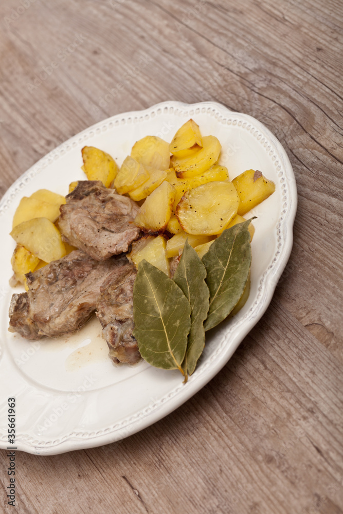 lamb with potatoes lamb with potatoes