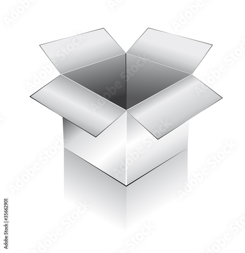 Three Dimensional Box with Shadow