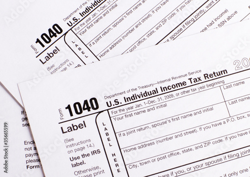 1040  tax form photo
