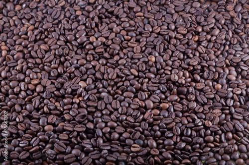 Background from fresh coffee