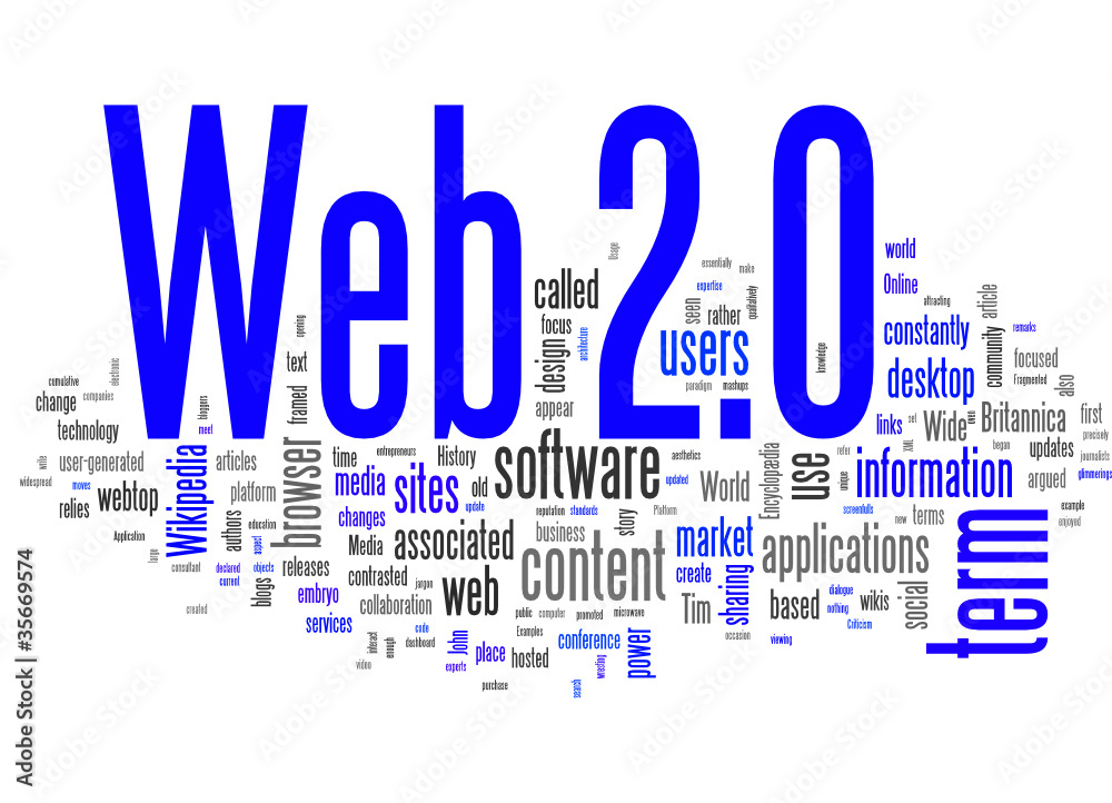 Obraz premium Web 2.0