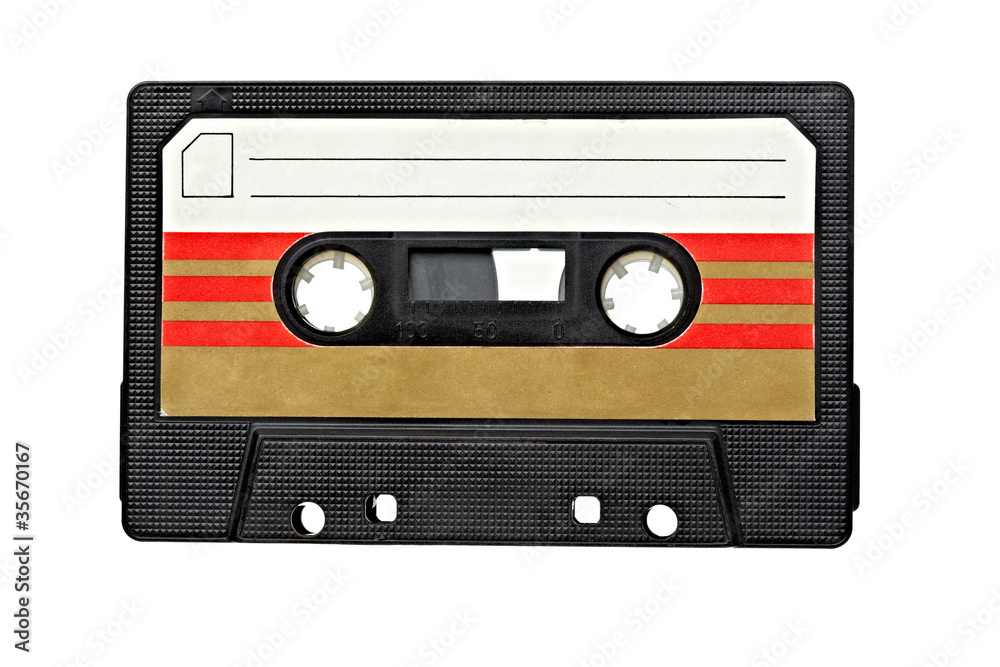 Fototapeta premium music audio tape vintage
