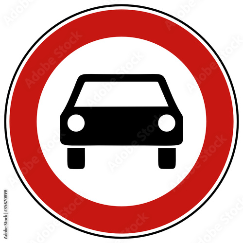 Verbot für Kraftwagen photo
