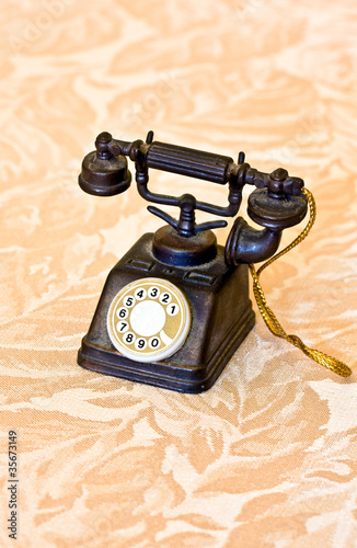 Miniature old phone