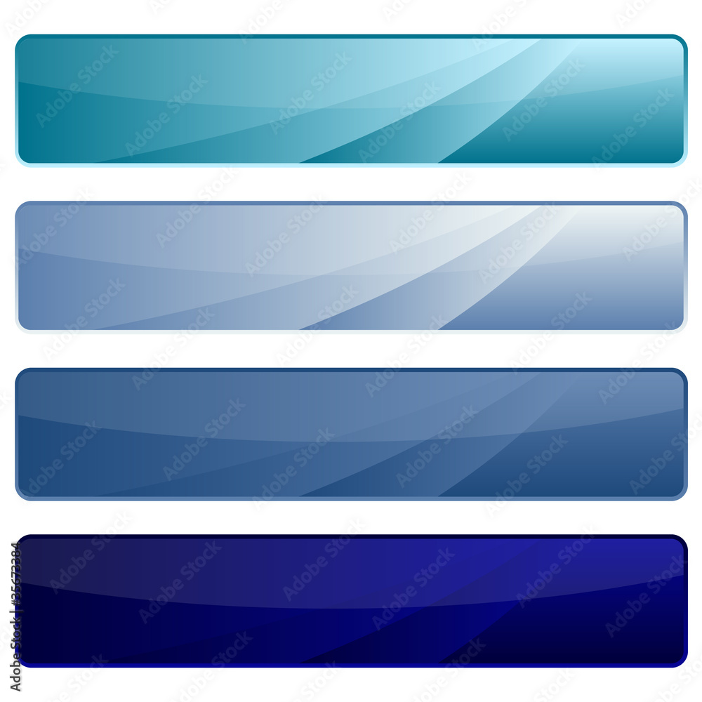 Obraz premium Water banners