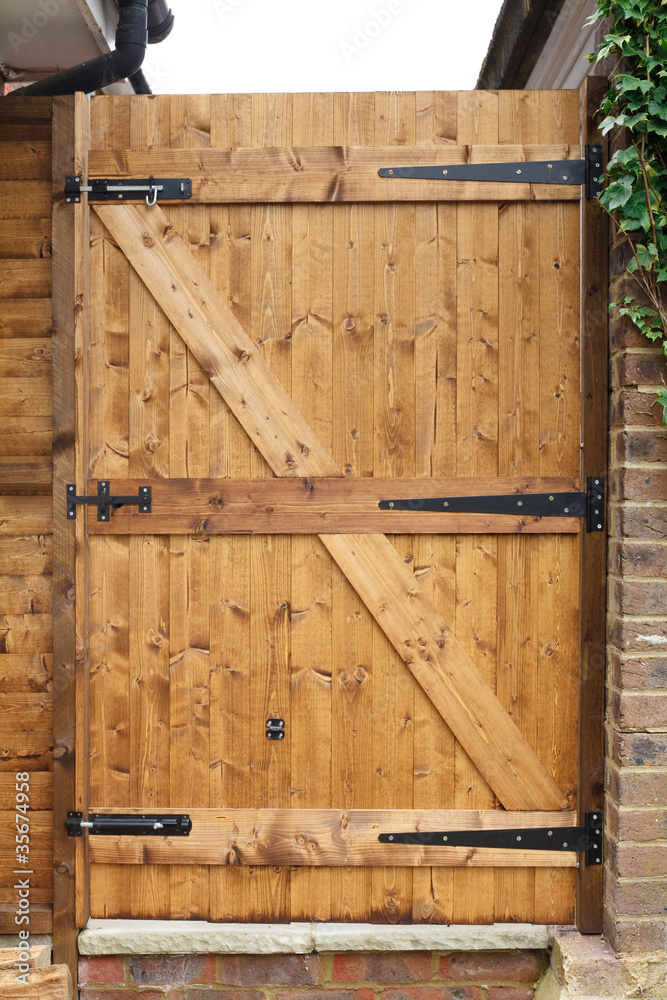 Obraz premium Wooden door