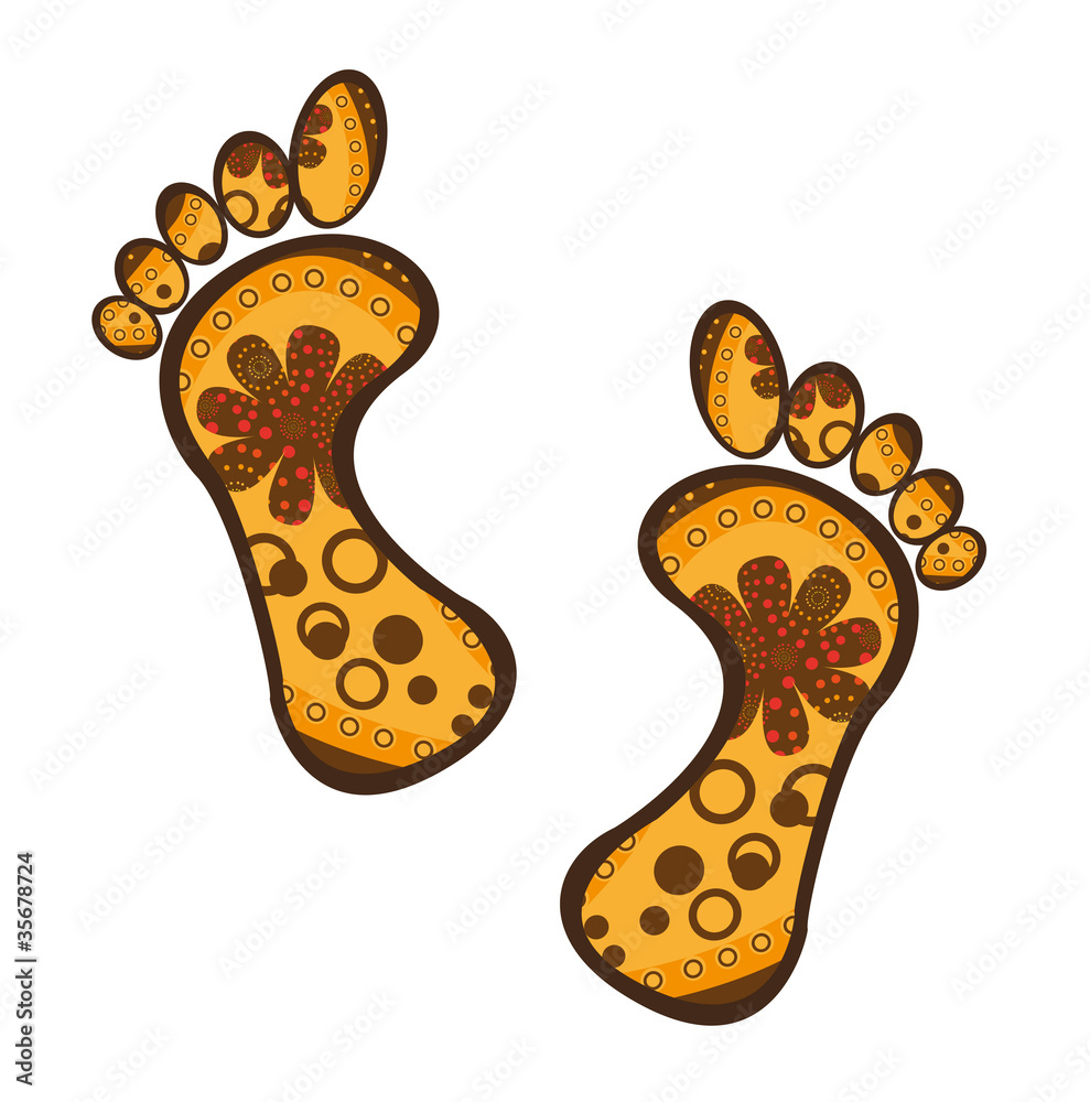 foots vector foots vector