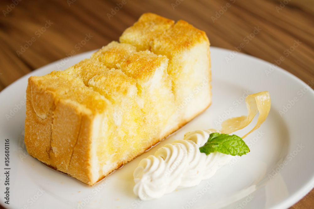 Toast Butter fill Honey