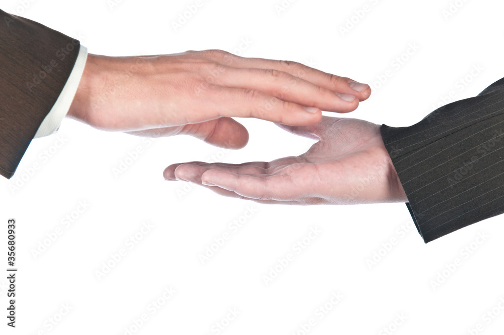 Obraz premium Hand in a hand