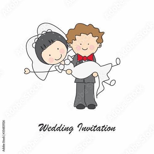 Tarjeta invitación de boda