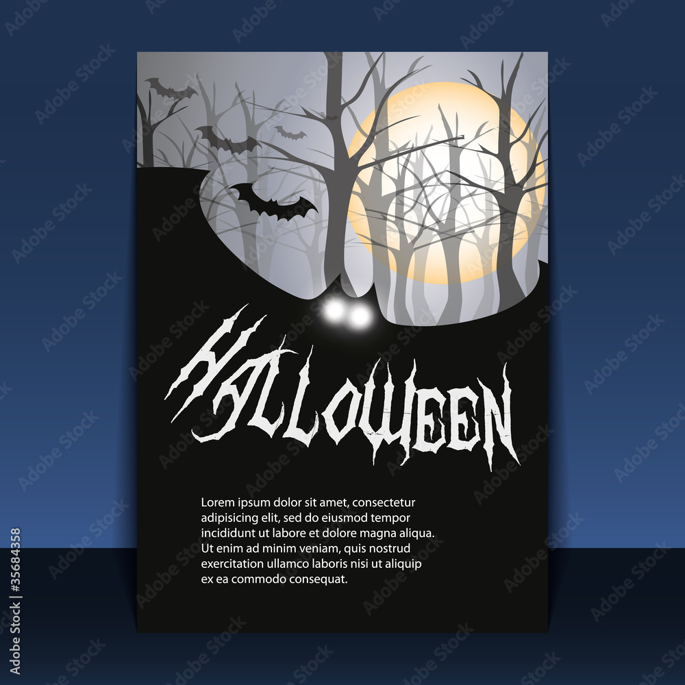 Halloween Flyer or Cover Design
