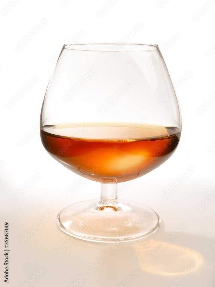 Glass of cognac Glass of cognac