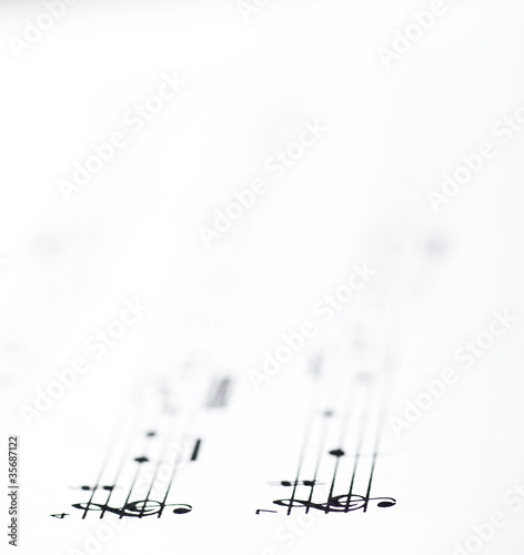 Music Note pad photo