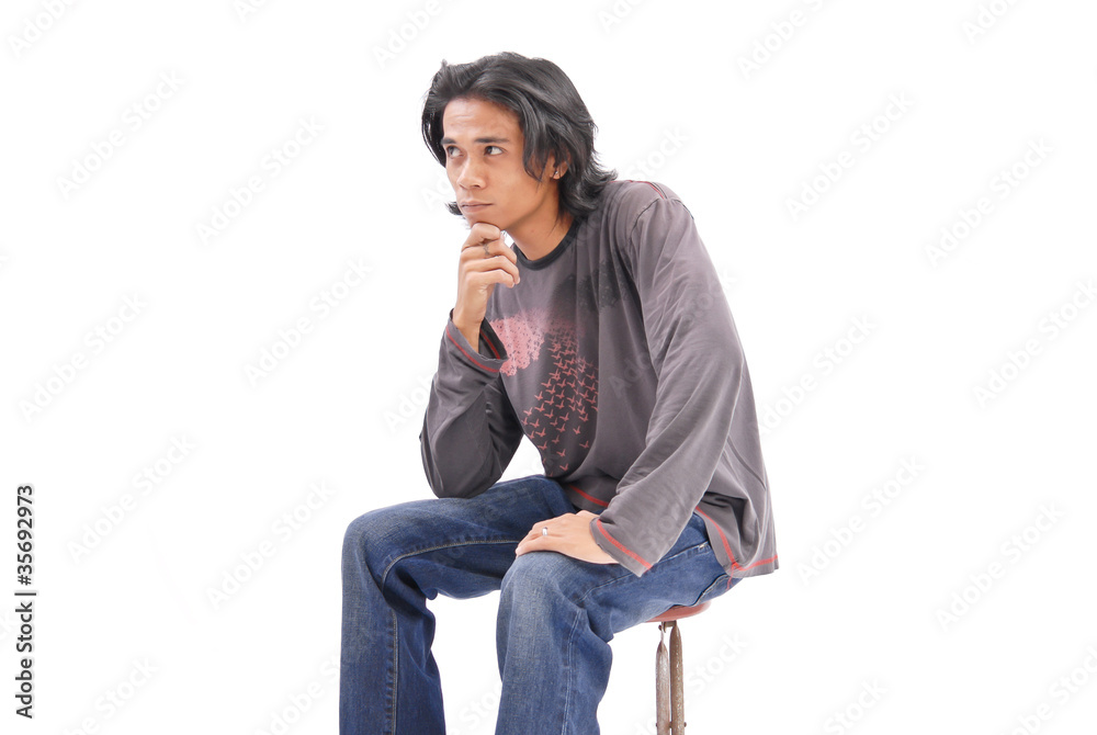Man Thinking Man Thinking