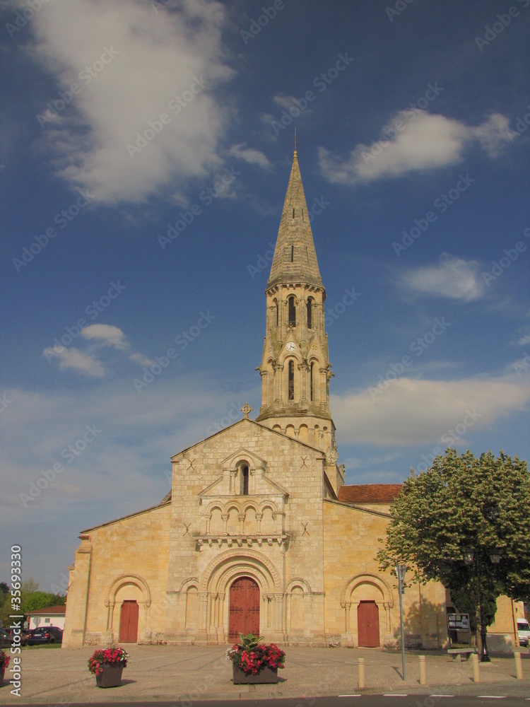 Eglise Saint-Jean, La Brède ; Gironde ;  Aquitaine