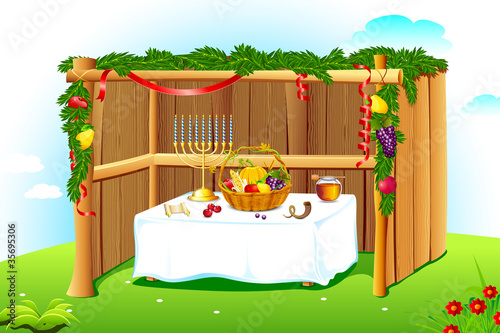 Decorated Sukkah