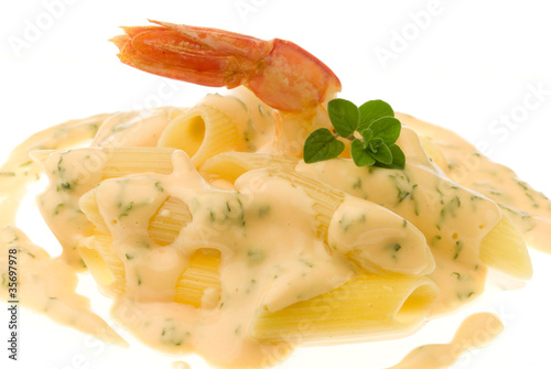 pasta con langostino photo