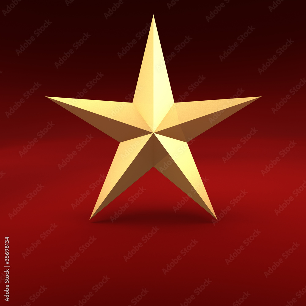 Obraz premium Golden star