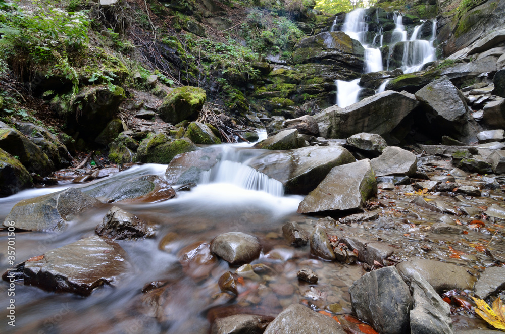 Shypit Waterfall. Ukraine