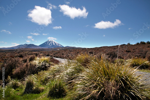 Mount Ngauruhoe im Tongariro Nationalpark