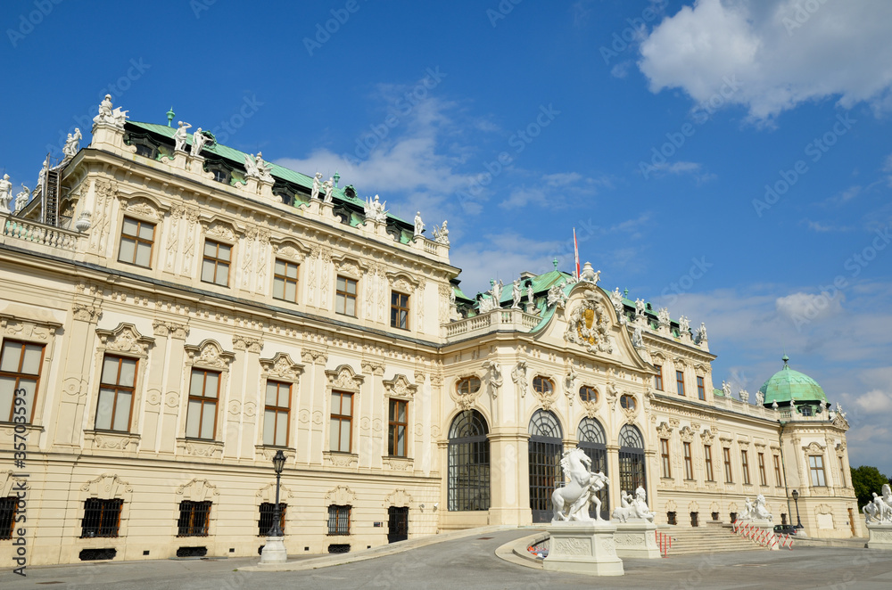 Le Palais du Belvédère à Vienne