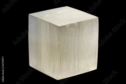 Selenite cube