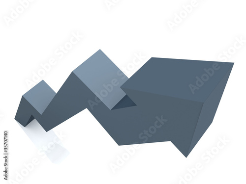 gray Arrow Graph grow up on...