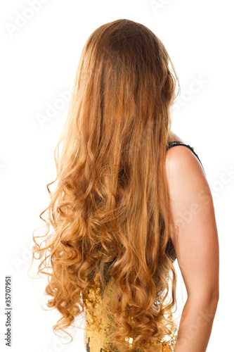 hairstyle from long curly hair