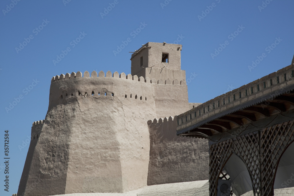 Uzbekistan, the old city walls