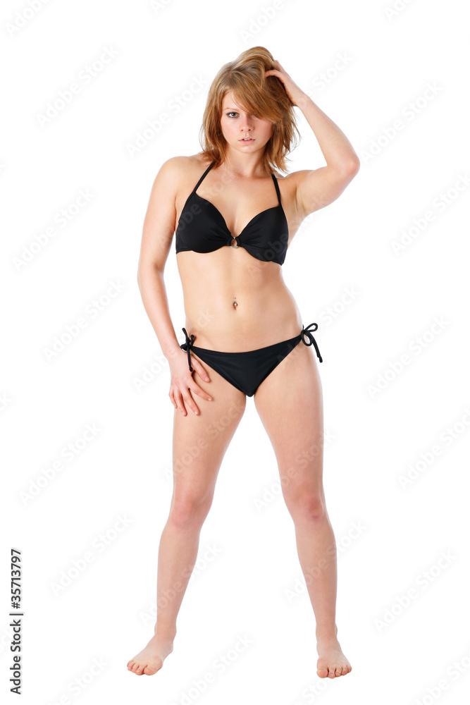 Black bikini fashion