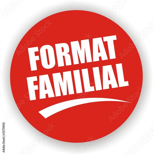 bouton format familial