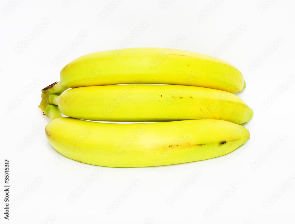 tree bananas isolated on white tree bananas isolated on white