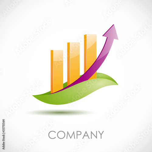 Logo Green Economy # Vector photo