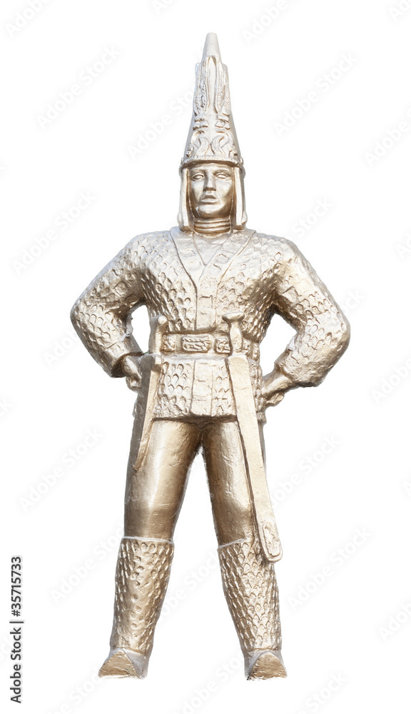 Obraz premium golden person. Kazakhstan