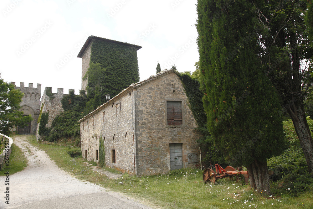 Fototapeta premium Castello di Triana, Italia, Toscana