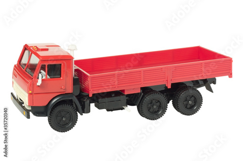 Red toy truck