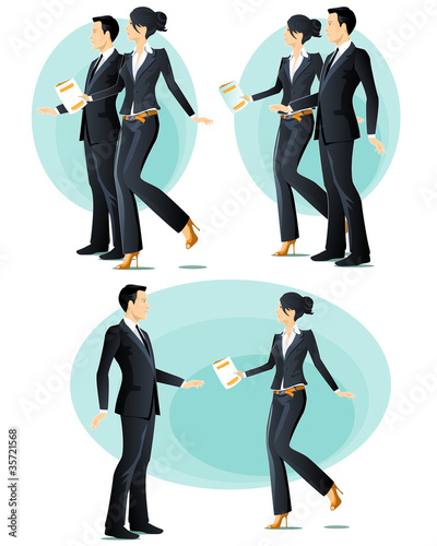 white collar workers