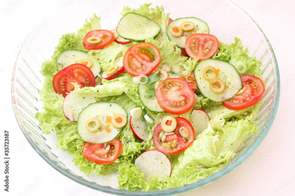 frischer Salat frischer Salat