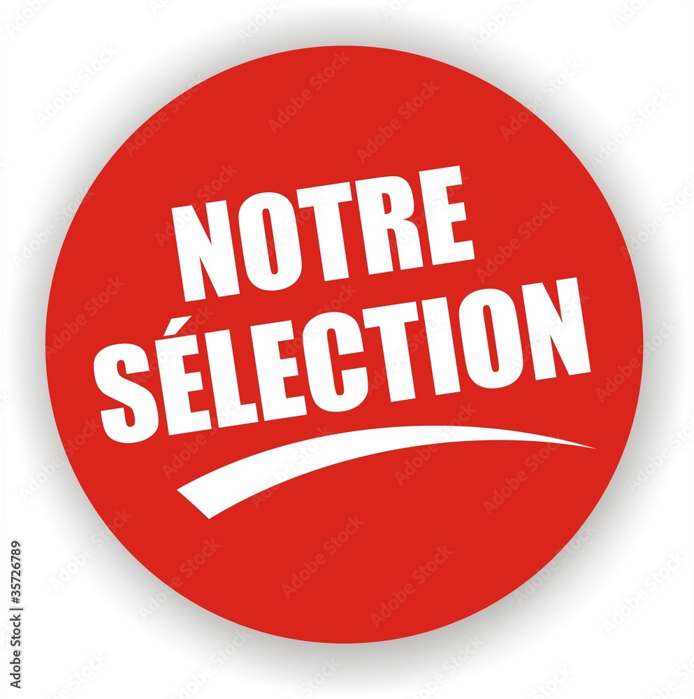 bouton notre sélection