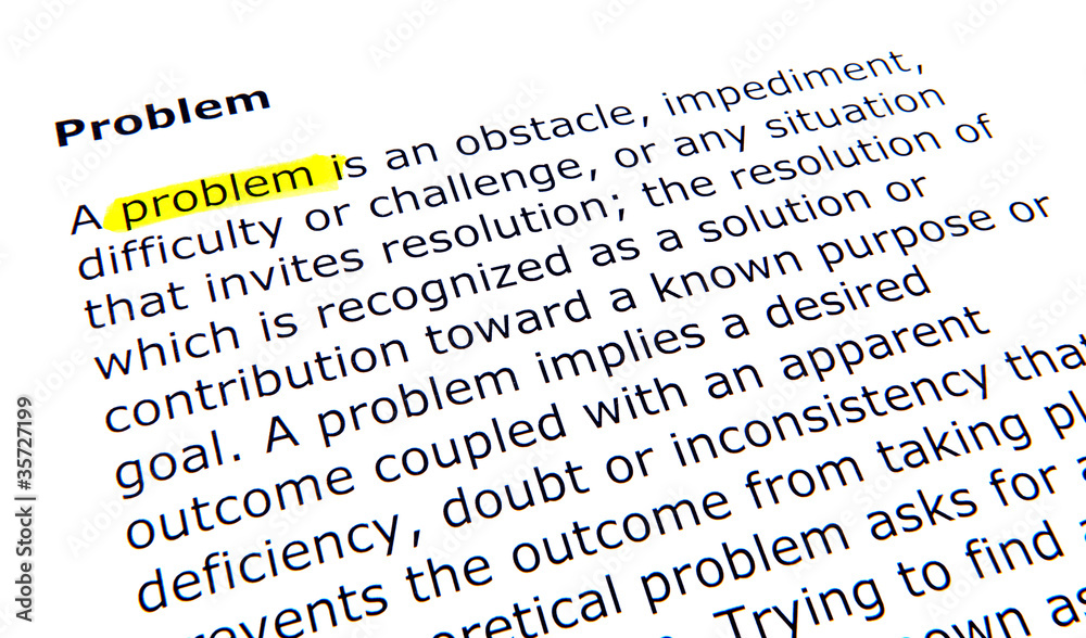 Fototapeta premium Problem