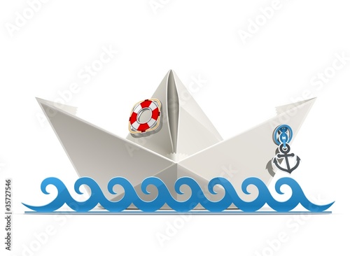 paper ship origami