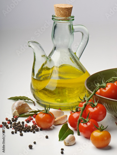 Olive oil and tomatoes